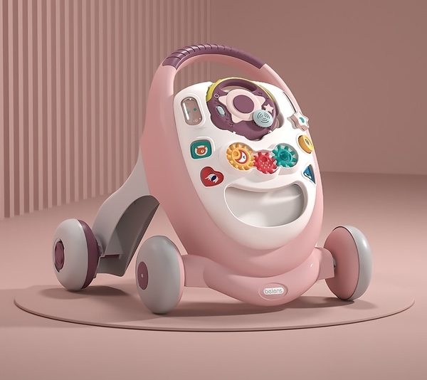 Ходунки-каталка Beiens игровой развивающий центр, розовый (TC03pink) - Pampik - 2