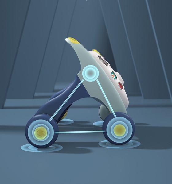 Ходунки-каталка Beiens игровой развивающий центр, голубой (TC03blue) - Pampik - 4