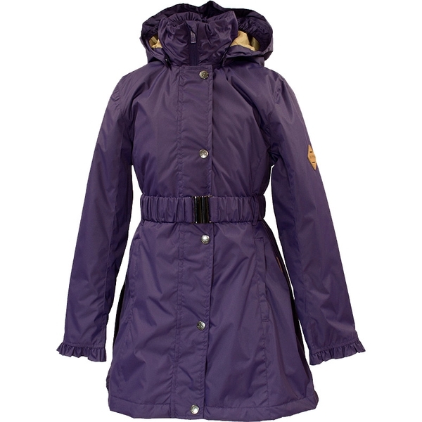 Пальто для девочек Huppa Leandra, р.146, темно-лилoвый - Pampik