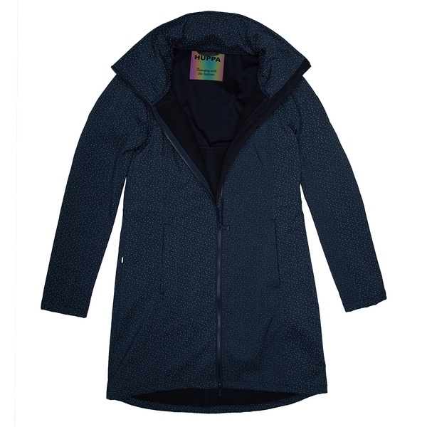 Пальто для девочек Huppa Ava, р.140, темно-синий - Pampik - 2