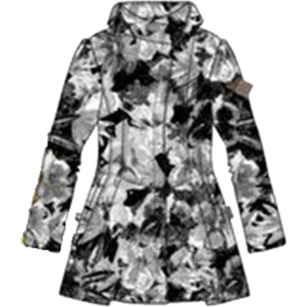 Куртка Carola, р.128, черный с принтом - Pampik