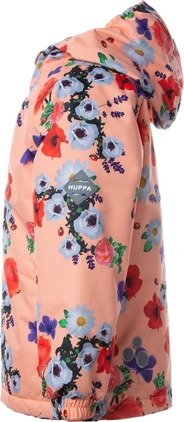 Куртка для дівчаток Huppa Alexis, р.140, кораловий з принтом - Pampik - 2