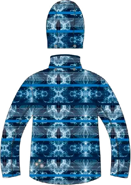 Куртка мужская Huppa Softshell Jamie 1, р.S, синий с принтом/темно-синий - Pampik - 2