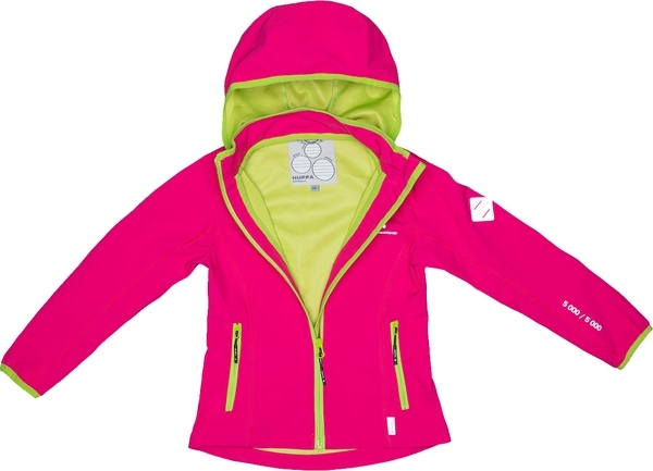 Куртка жіноча Huppa Softshell Janet 1, р.L, фуксія/лайм - Pampik - 3