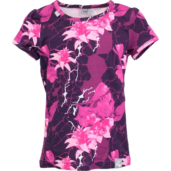 Футболка Huppa Jadena, р.116, бордовий з принтом - Pampik