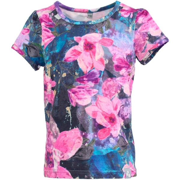 Футболка Huppa Jadena, р.104, ліловий з принтом - Pampik