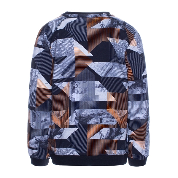 Футболка з довгим рукавом Huppa Jeymel, р.92, чорний з принтом - Pampik - 2