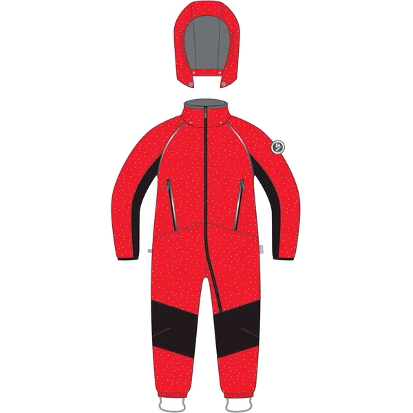 Комбінезон Huppa Adel, р.80, червоний/чорний - Pampik