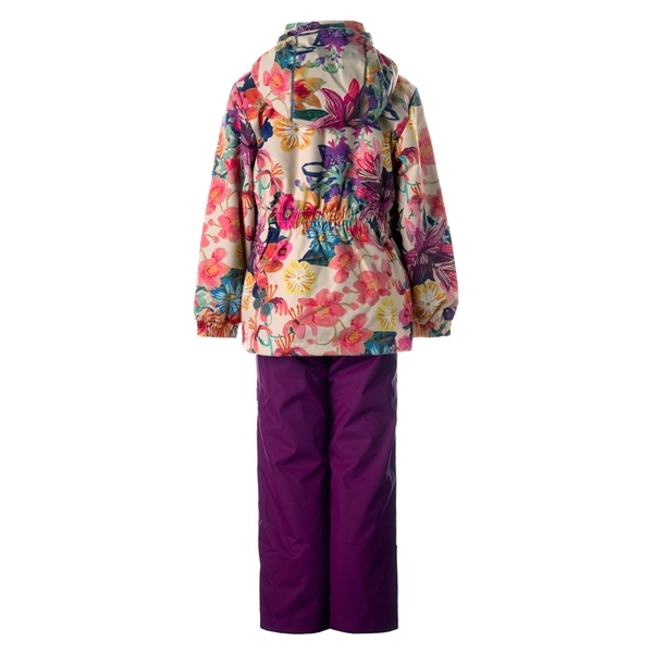 Комплект Huppa Yonne 1, р.122, кремовый принт/бордо - Pampik - 3