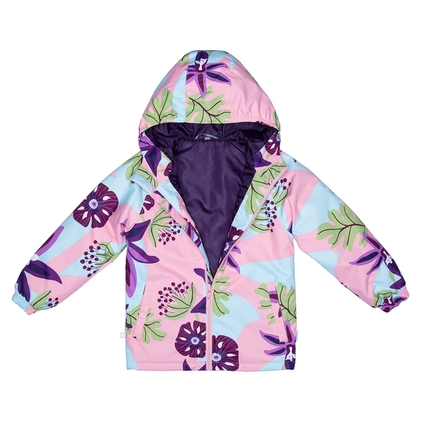 Комплект Huppa Rex, р.116, коралловый с принтом/тёмно-лилoвый - Pampik - 5