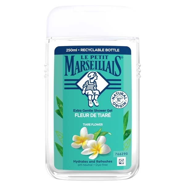 Гель для душу Le Petit Marseillais Квітка Тіаре, 250 мл - Pampik