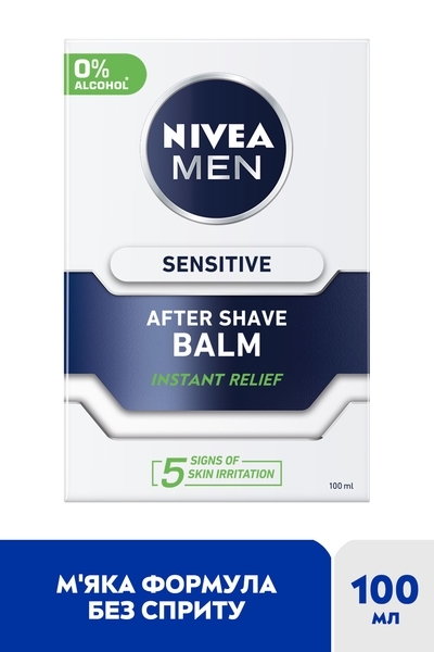 Бальзам після гоління Nivea Men заспокійливий для чутливої ​​шкіри, 100 мл - Pampik - 2