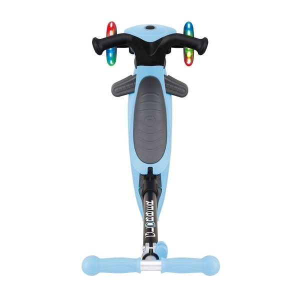 Самокат Globber Go UP Foldable Plus Lights, пастельно-синій (743-200) - Pampik - 11