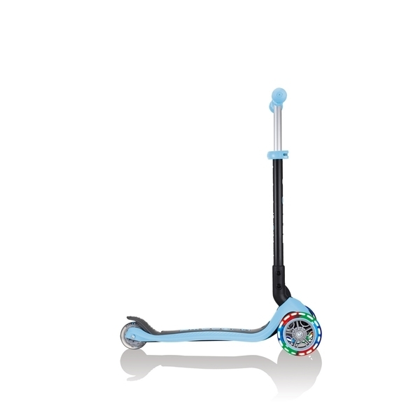 Самокат Globber Go UP Foldable Plus Lights, пастельно-синій (743-200) - Pampik - 5