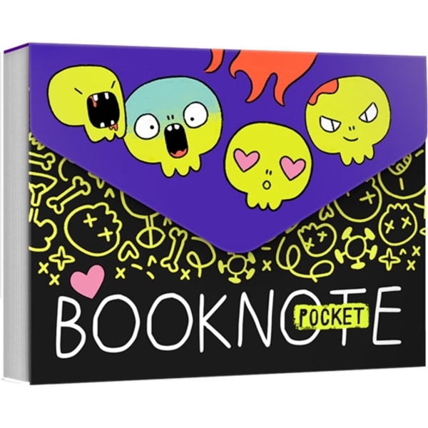Блокнот Booknote Pocket Зомби, карманный - Pampik