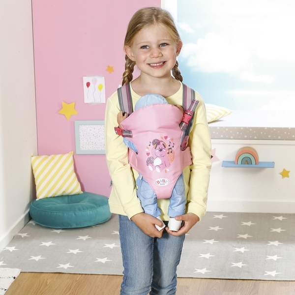 Рюкзак-кенгуру Zapf для ляльки Baby Born День Народження Поруч з мамою (832462) - Pampik - 6