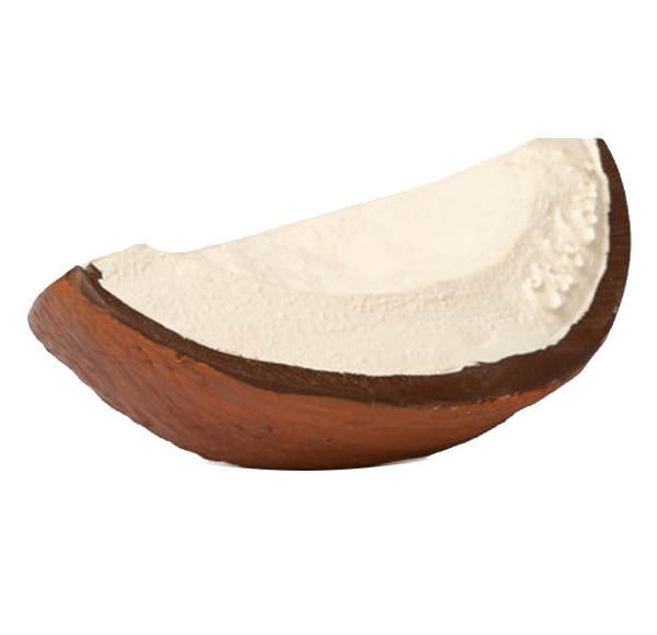 Прорізувач Oli & Carol Кокос Коко білий з коричневим (L-CHCOCO-UNIT) - Pampik - 2