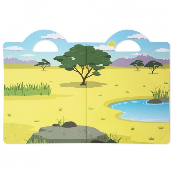 Об'ємні багаторазові наклейки Melissa&Doug Сафарі (MD9106) - Pampik - 3