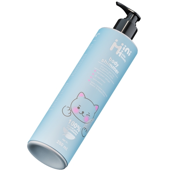 Лосьон для тела MiniMi с эффектом блеска, 250 мл (4820185223980) - Pampik - 3