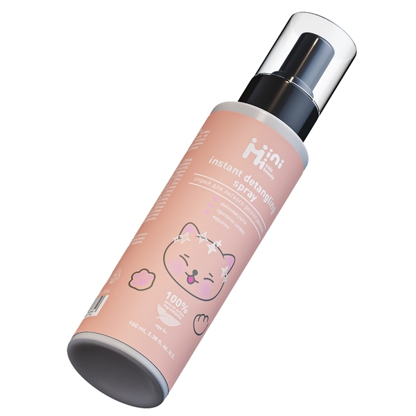 Спрей для легкого расчесывания волос MiniMi Instant Detangling Spray, 100 мл (4820185224772) - Pampik - 3