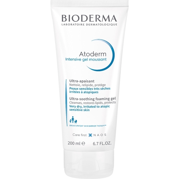 Очищаючий гель для душу Bioderma Atoderm Інтенсив, 200 мл - Pampik