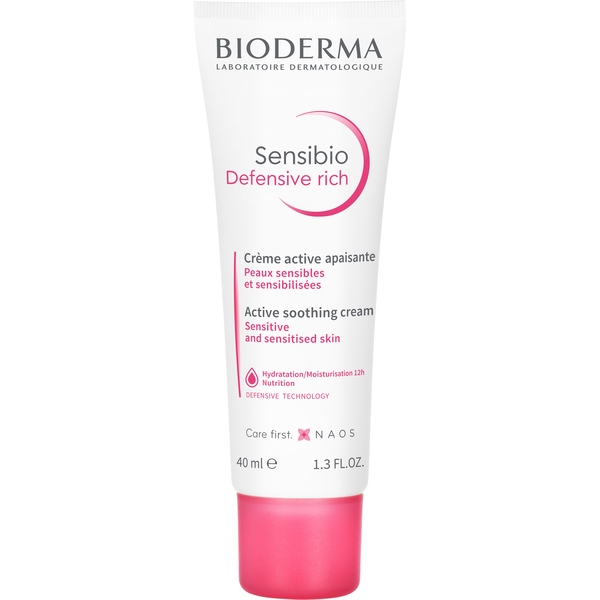 Крем для обличчя Bioderma Sensibio Дефенсив, насичений 40 мл - Pampik