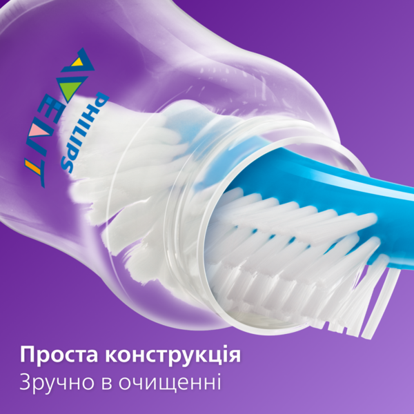 Пляшечка для годування Philips Avent Natural Анти-колік, 260 мл (SCY103/01) - Pampik - 5