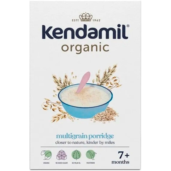 Безмолочна мультизернова каша Kendamil Organic, з 7 міс., 150 г - Pampik