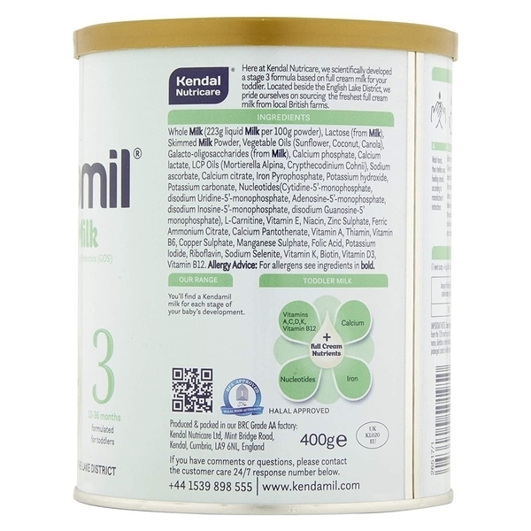 Суха молочна суміш Kendamil Classic 3, 12-36 міс., 400 г - Pampik - 3