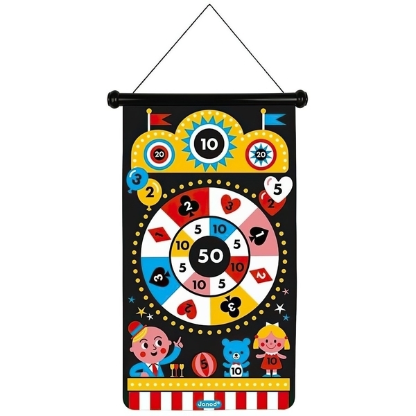 Гра Janod Магнітний дартс Веселий ярмарок (J02083) - Pampik
