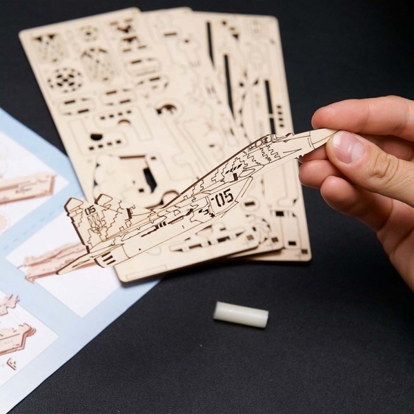 Механічний 3Д пазл Ukrainian Gears Привид Києва атакує 52 ел - Pampik - 4