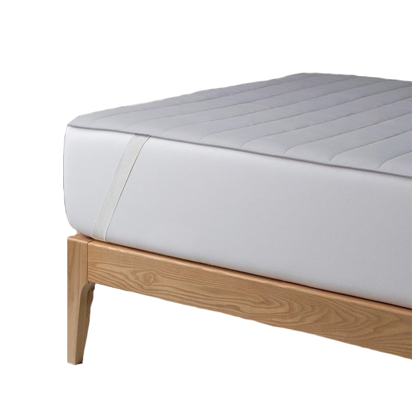 Захисний наматрацник U-Tek Cotton Melange на гумці, бязь, 140х200 см, сірий (MCE140200) - Pampik