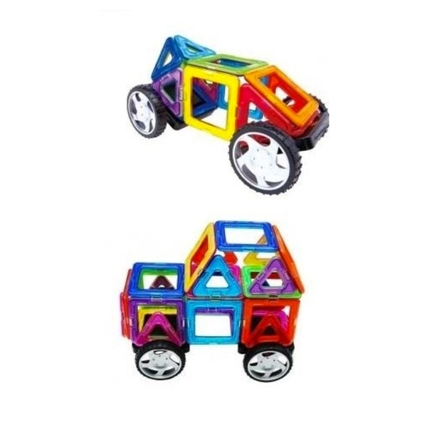 Магнітний конструктор Magplayer, 98 елементів (MPA-98) - Pampik - 6