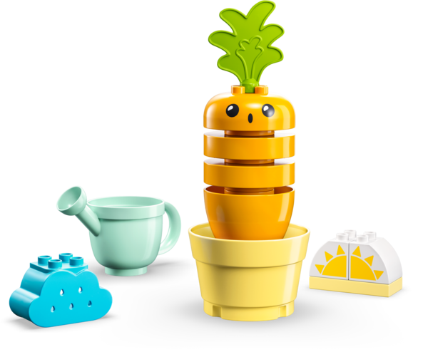 Конструктор LEGO DUPLO Морква на грядці, 11 деталей (10981) - Pampik - 2