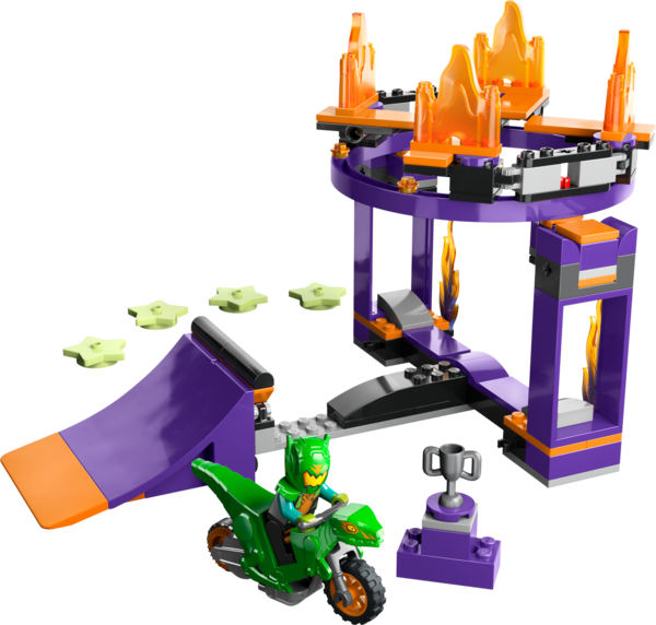 Конструктор LEGO City Stuntz Завдання з каскадерською рампою, 144 елементи (60359) - Pampik - 4