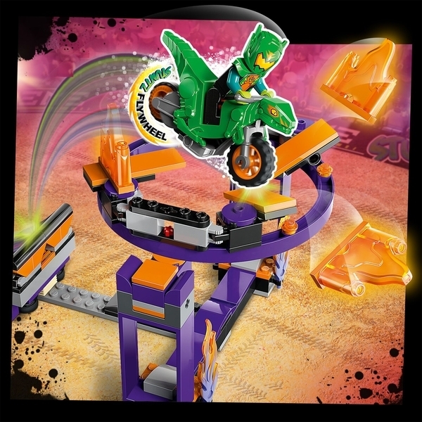 Конструктор LEGO City Stuntz Завдання з каскадерською рампою, 144 елементи (60359) - Pampik - 7