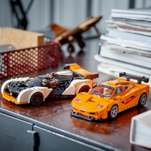 Конструктор LEGO Speed ​​Champions McLaren Solus GT та McLaren F1 LM, 581 деталь (76918) - Pampik - 4