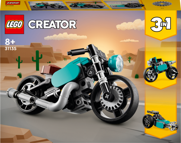 Конструктор LEGO Creator Вінтажний мотоцикл, 128 елементів (31135) - Pampik