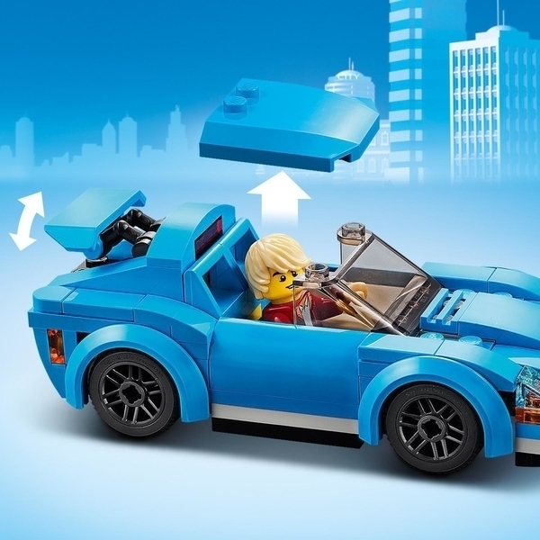 Подарунок. Конструктор LEGO City Great Vehicles Спортивний автомобіль, 89 дит. (60285) - Pampik - 13
