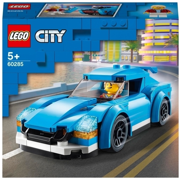 Подарунок. Конструктор LEGO City Great Vehicles Спортивний автомобіль, 89 дит. (60285) - Pampik