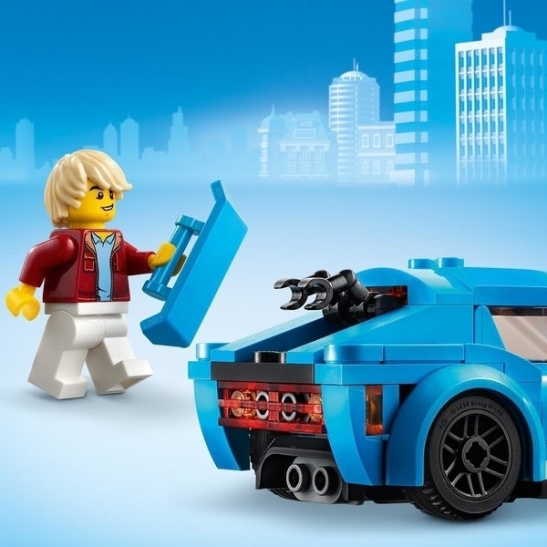 Подарунок. Конструктор LEGO City Great Vehicles Спортивний автомобіль, 89 дит. (60285) - Pampik - 14