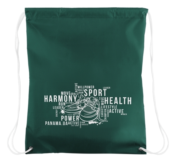 Подарок. Сумка для обуви Sport, зеленый (BP3) - Pampik - 2