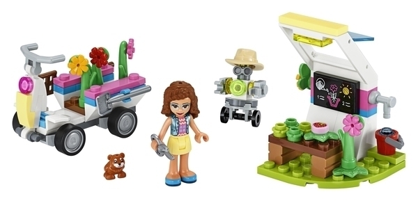 Подарунок. Конструктор LEGO Friends Квітковий сад Олівії, 92 деталі (41425) - Pampik - 10