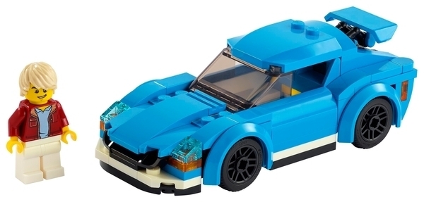 Подарунок. Конструктор LEGO City Great Vehicles Спортивний автомобіль, 89 дит. (60285) - Pampik - 12