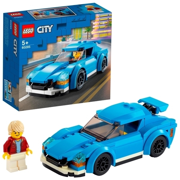 Подарунок. Конструктор LEGO City Great Vehicles Спортивний автомобіль, 89 дит. (60285) - Pampik - 2