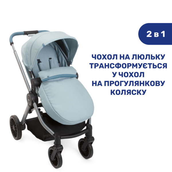 Универсальная коляска 2 в 1 Chicco Best Friend Pro Light, голубой (79866.55.04) - Pampik - 9