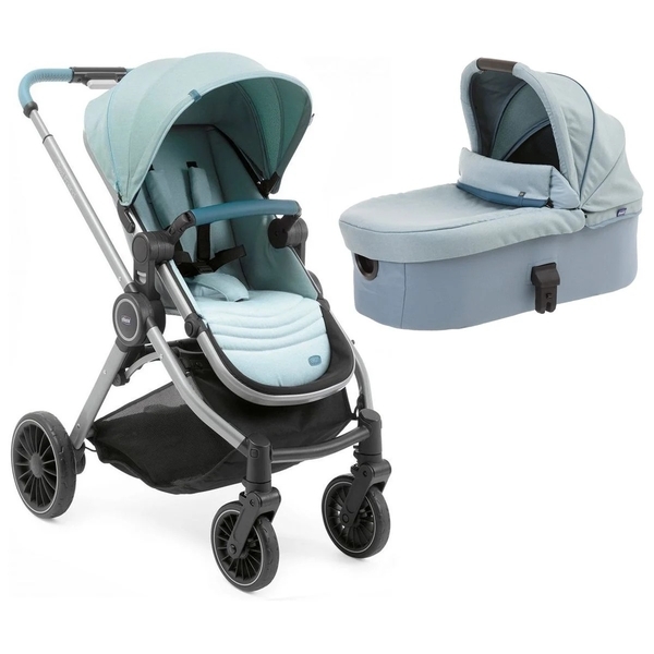 Универсальная коляска 2 в 1 Chicco Best Friend Pro Light, голубой (79866.55.04) - Pampik - 2