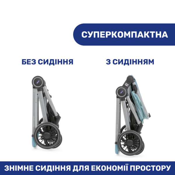 Прогулянкова коляска Chicco Best Friend Pro, блакитна (79866.55-1) - Pampik - 6