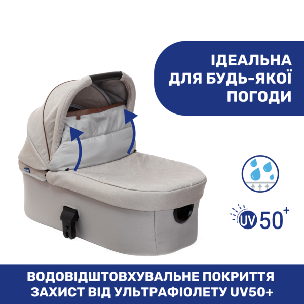 Люлька Chicco Best Friend Light, бежевий (79461.25-1) - Pampik - 3