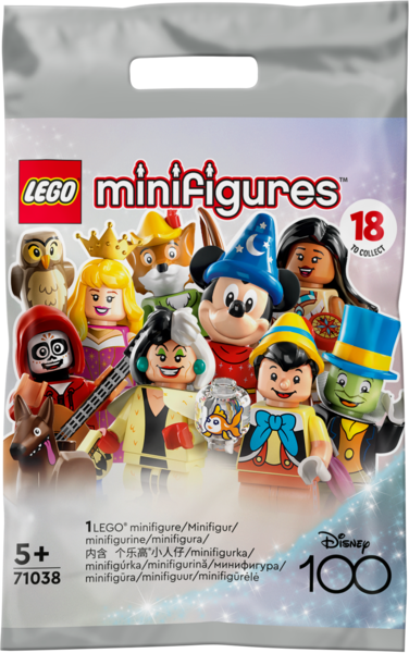 Конструктор LEGO Minifigures Мініфігурки серії Disney, 8 елементів (71038) - Pampik